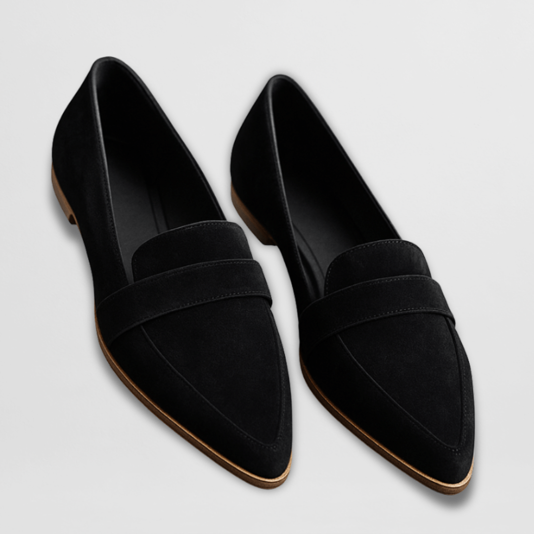 Alessia - Pointed Toe Slip-On Loafers