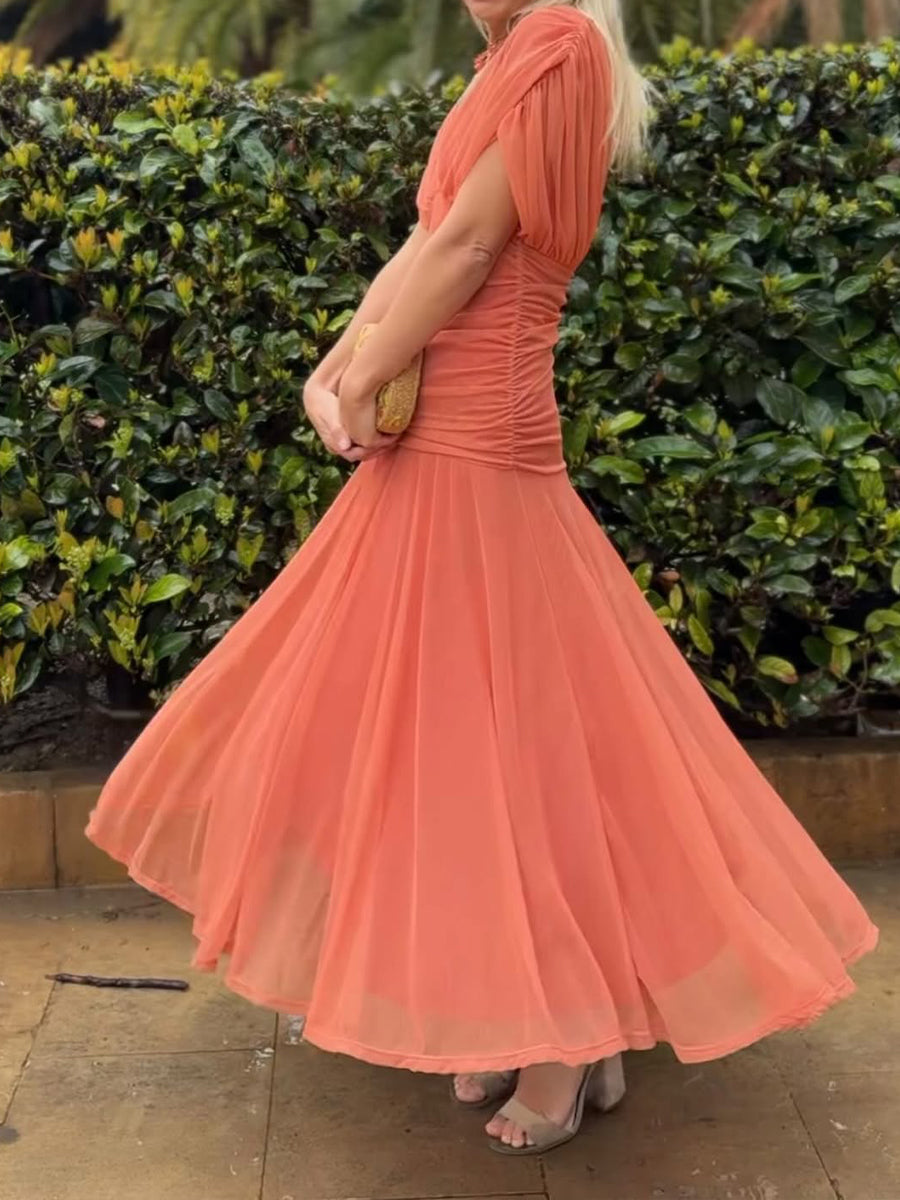 Velisse - Elegant Flowing Midi Dress