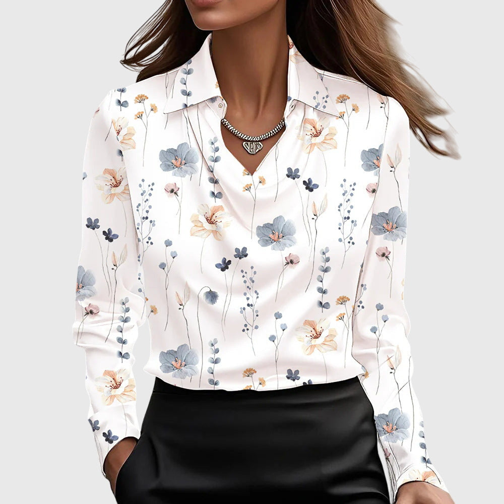 Brooklyn | Elegant Draped Blouse