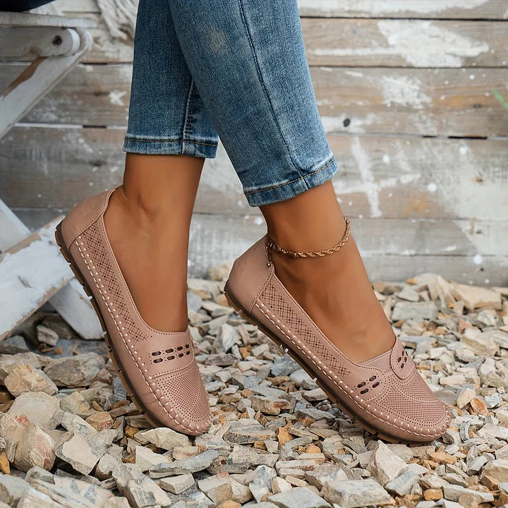 Elora - Casual Slip-On Loafers Comfort Flats