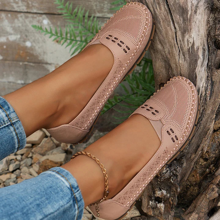 Elora - Casual Slip-On Loafers Comfort Flats