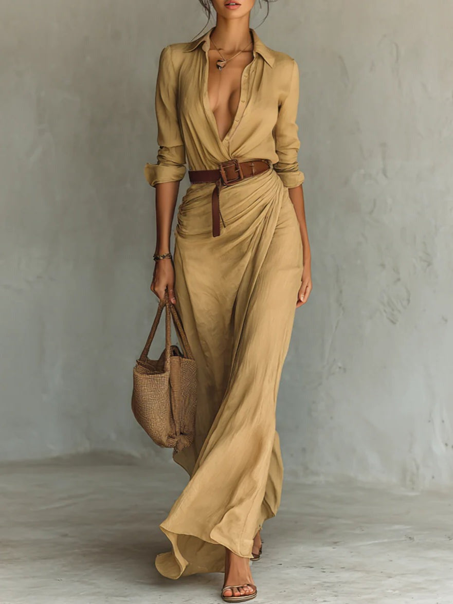 Katrina – Flowing Shirt Dress