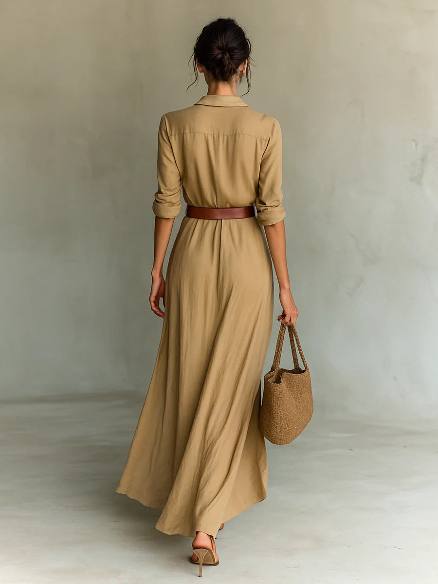 Katrina – Flowing Shirt Dress