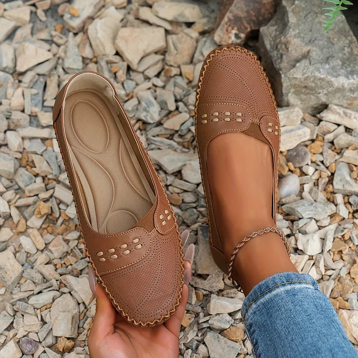Elora - Casual Slip-On Loafers Comfort Flats