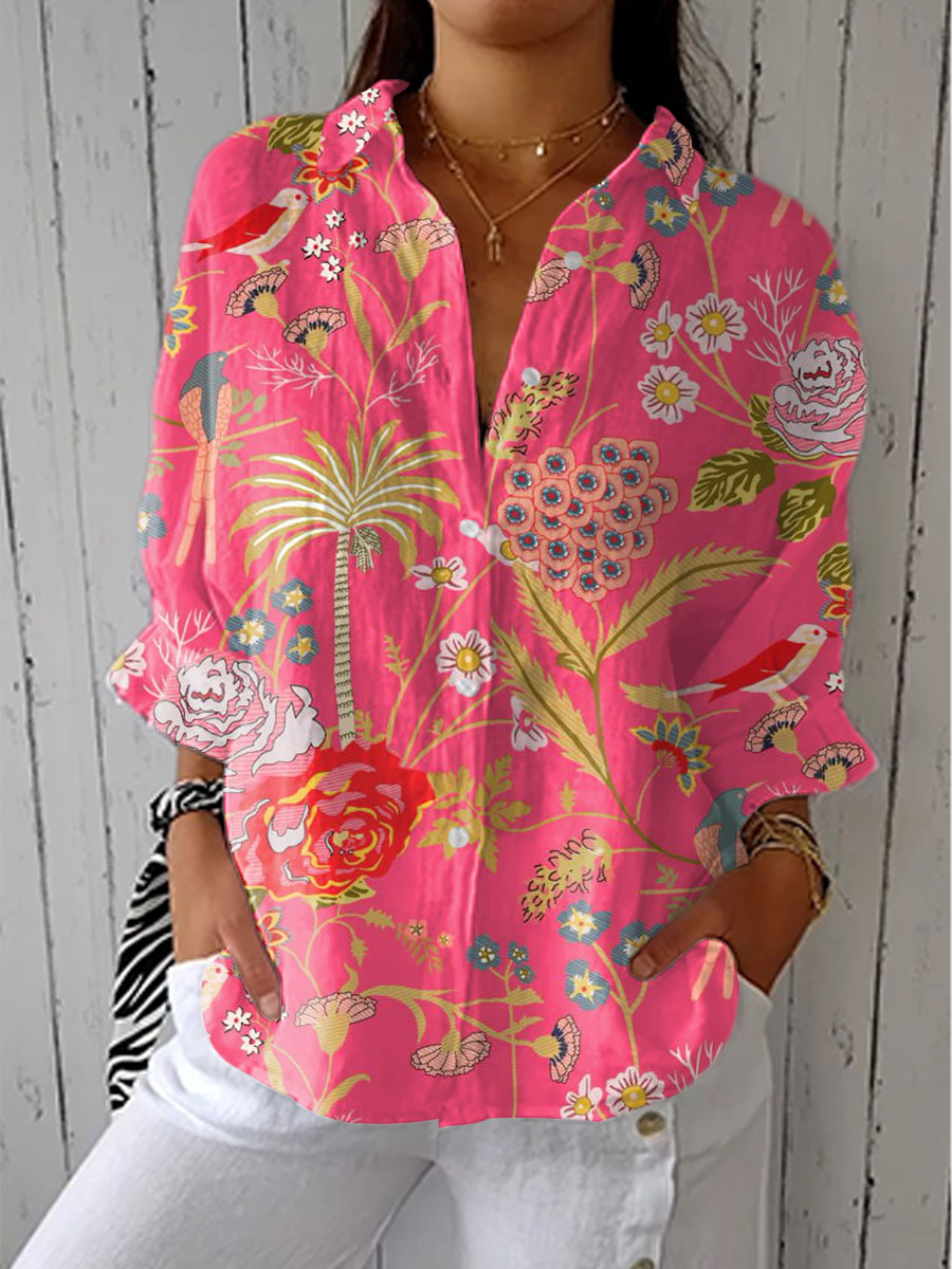 Layla | Tropical Blossom Blouse