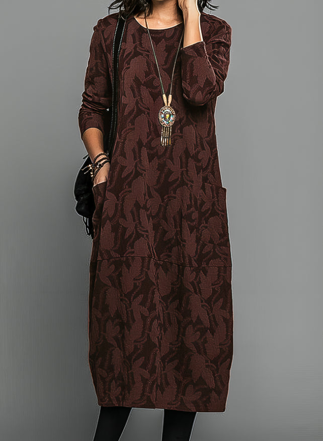 Isabella - Women’s Long Sleeve Maxi Dress