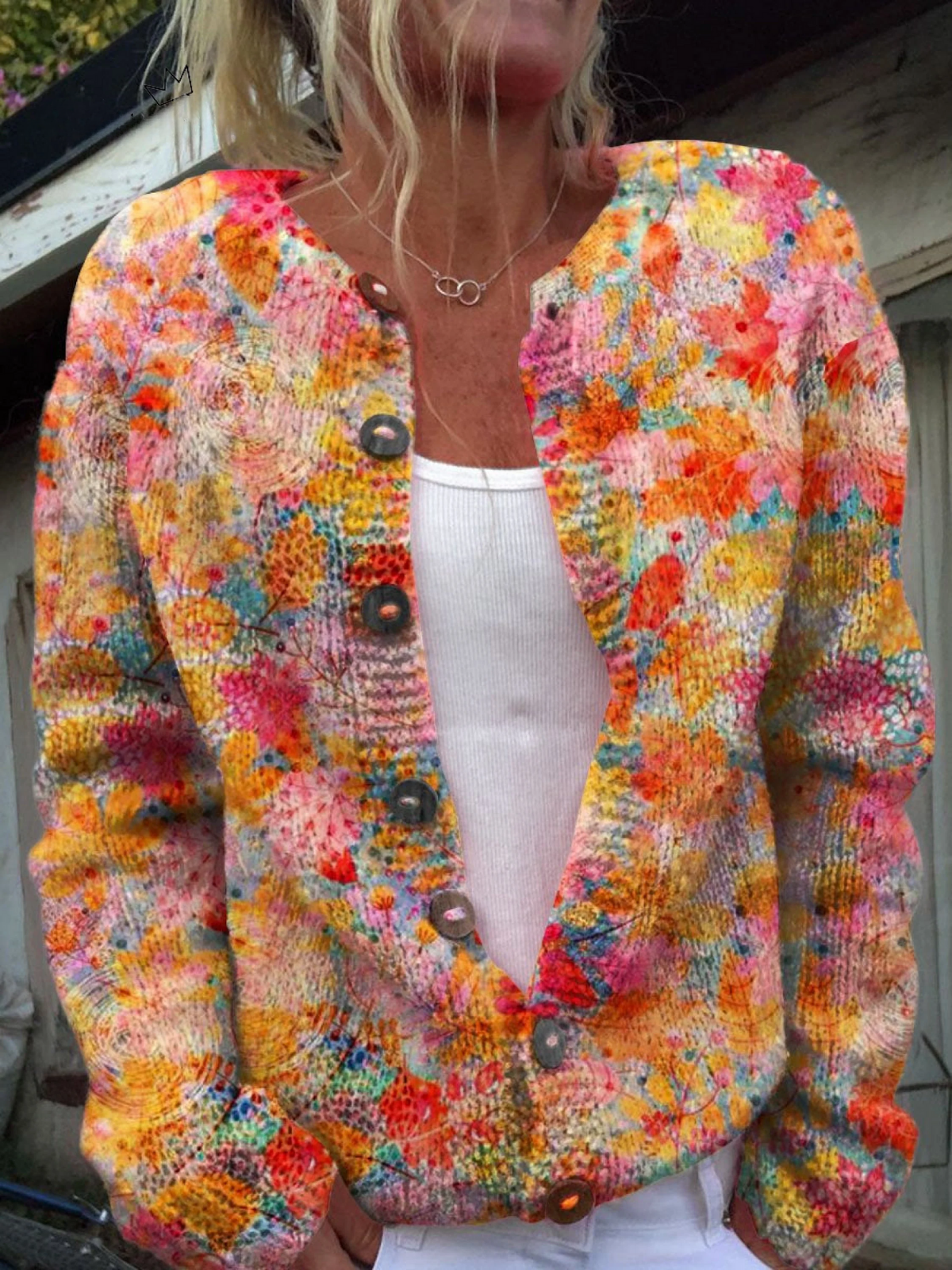 Élodie - Color Bloom Cardigan