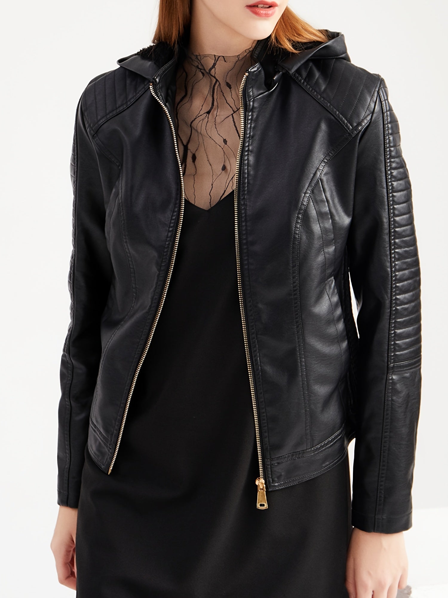 Laurine - Sleek Hooded Jacket