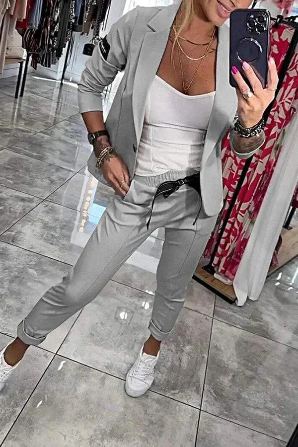 Sofia - Chic Two-Piece Suit Set