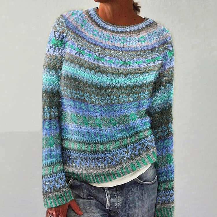 Andrea - Soft Patterned Sweater