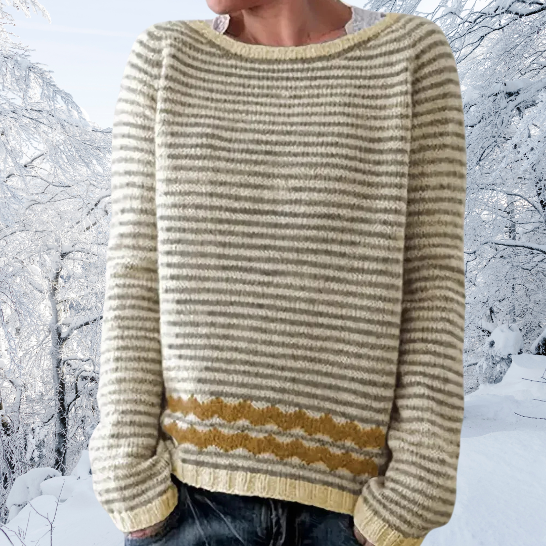Renate - Striped Winter Sweater