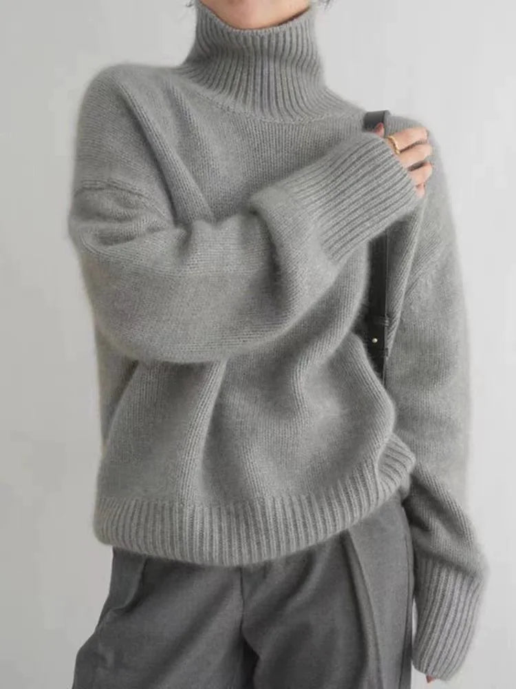Meline - Relaxed Turtleneck Sweater