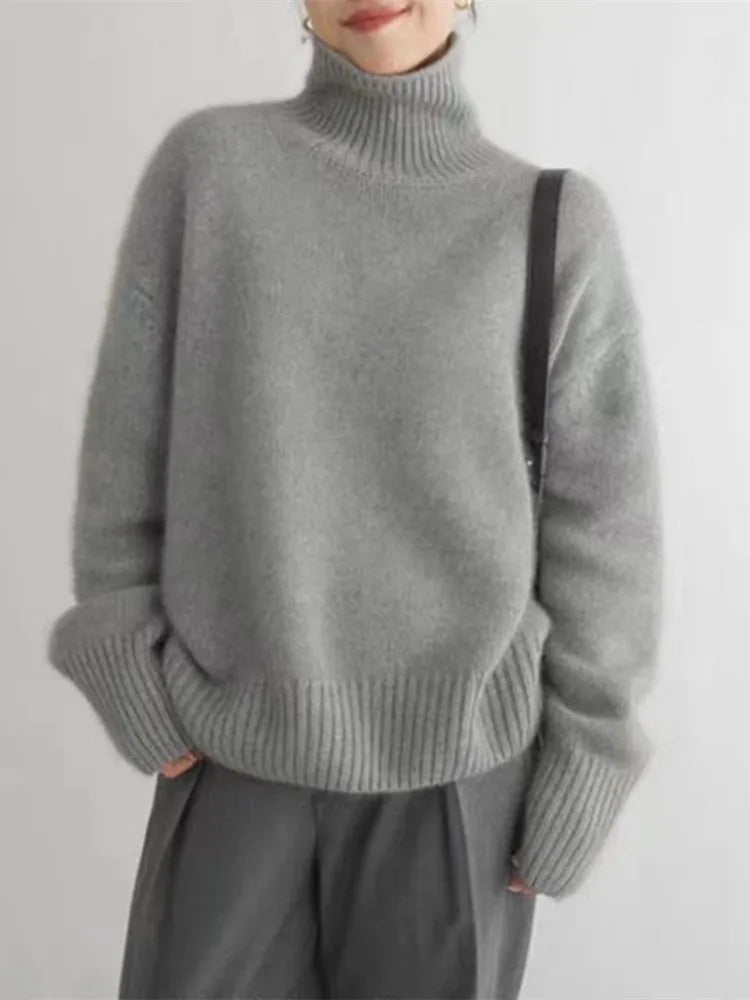 Meline - Relaxed Turtleneck Sweater
