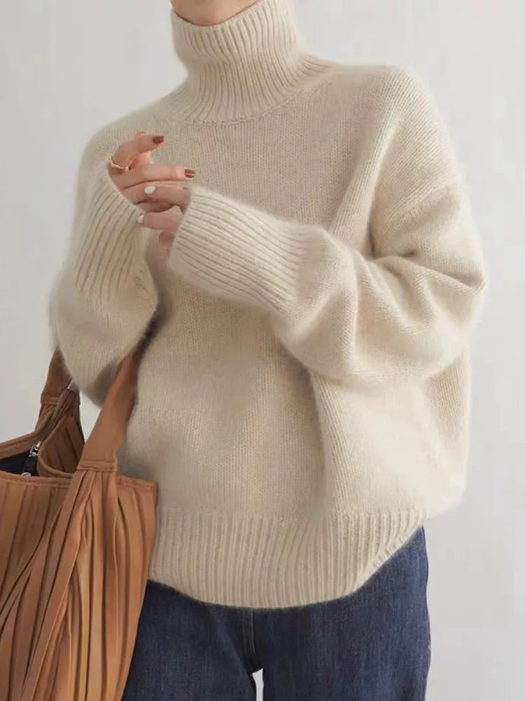 Meline - Relaxed Turtleneck Sweater