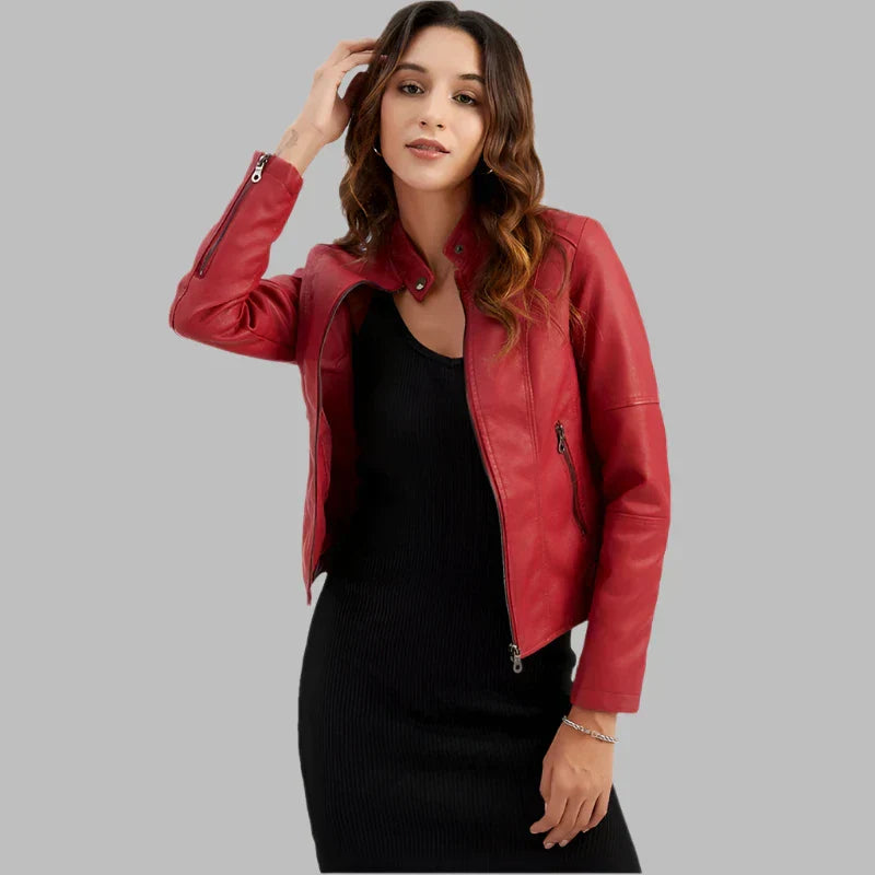 Manon - Fitted Moto Jacket