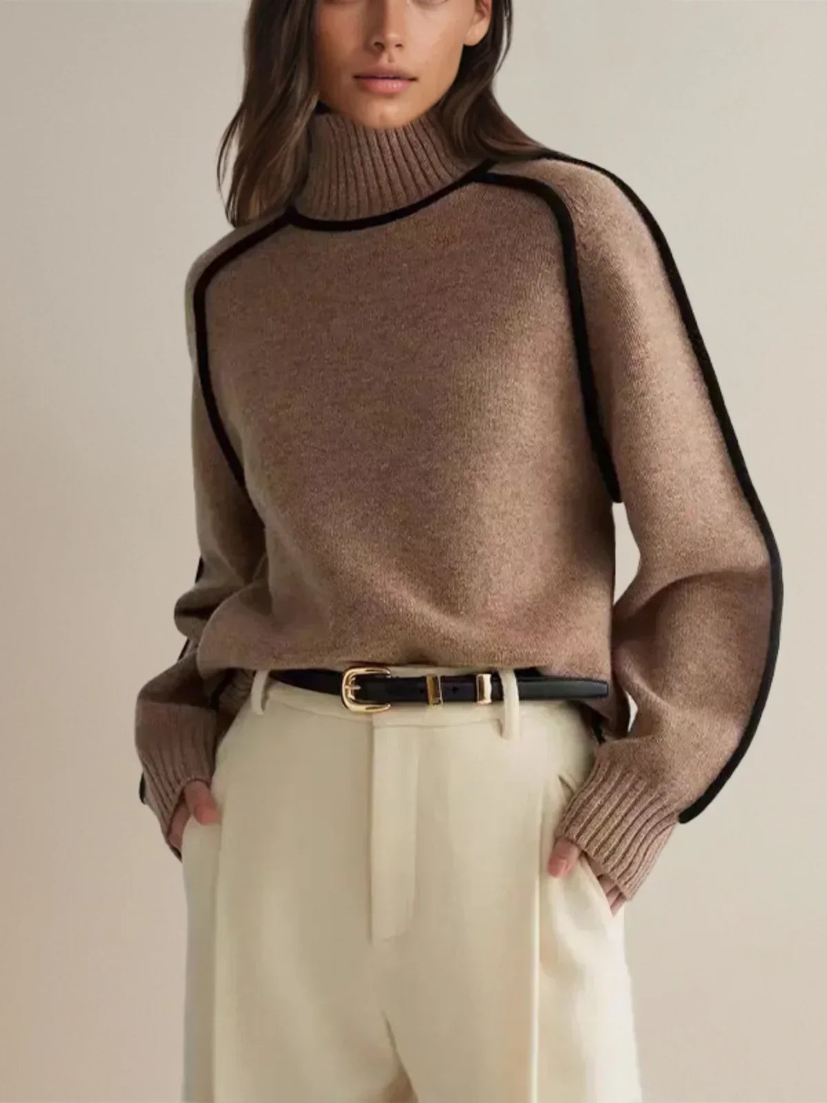 Donna - Elegant Turtleneck Sweater