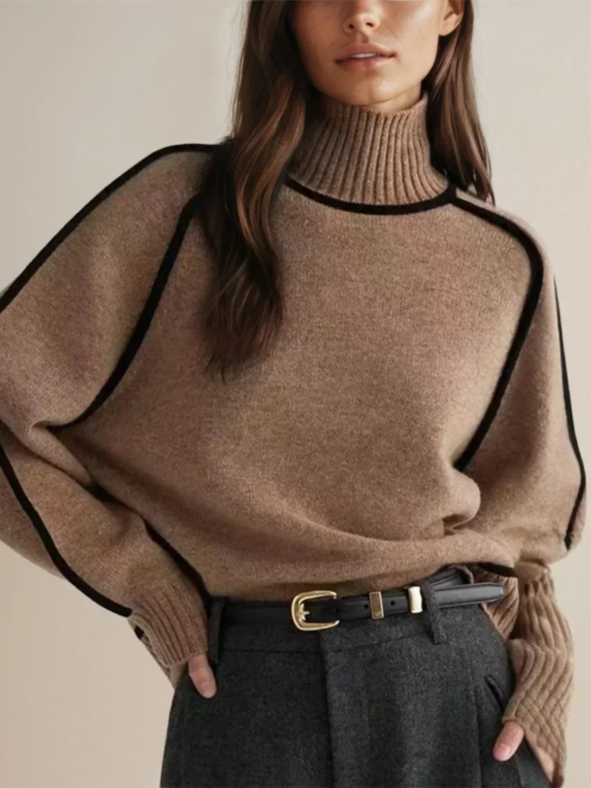 Donna - Elegant Turtleneck Sweater