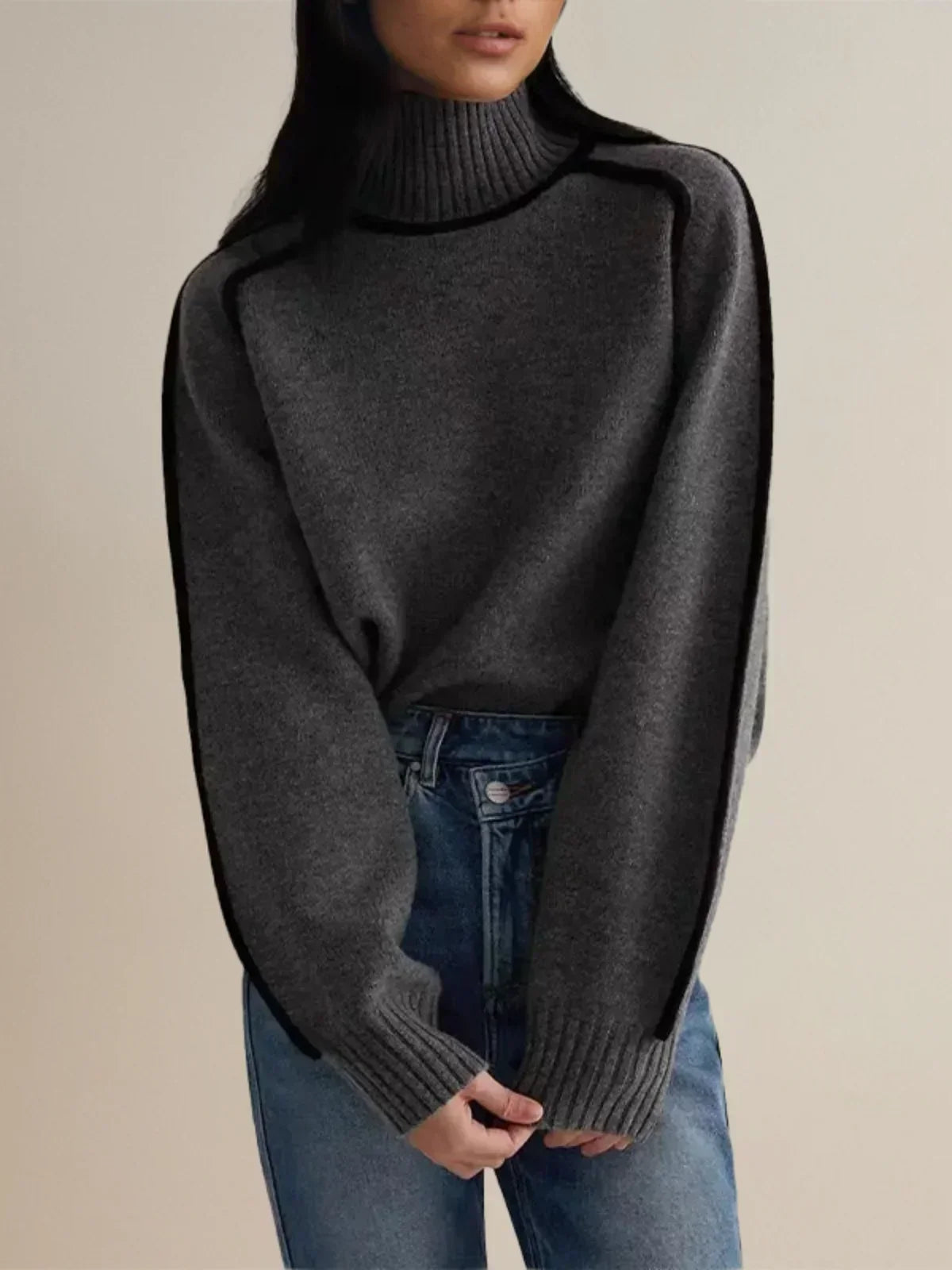 Donna - Elegant Turtleneck Sweater