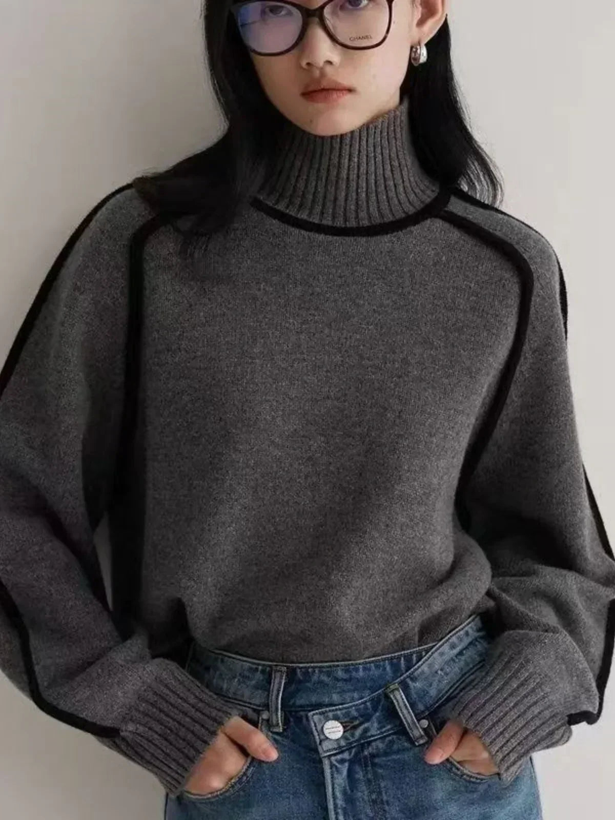 Donna - Elegant Turtleneck Sweater