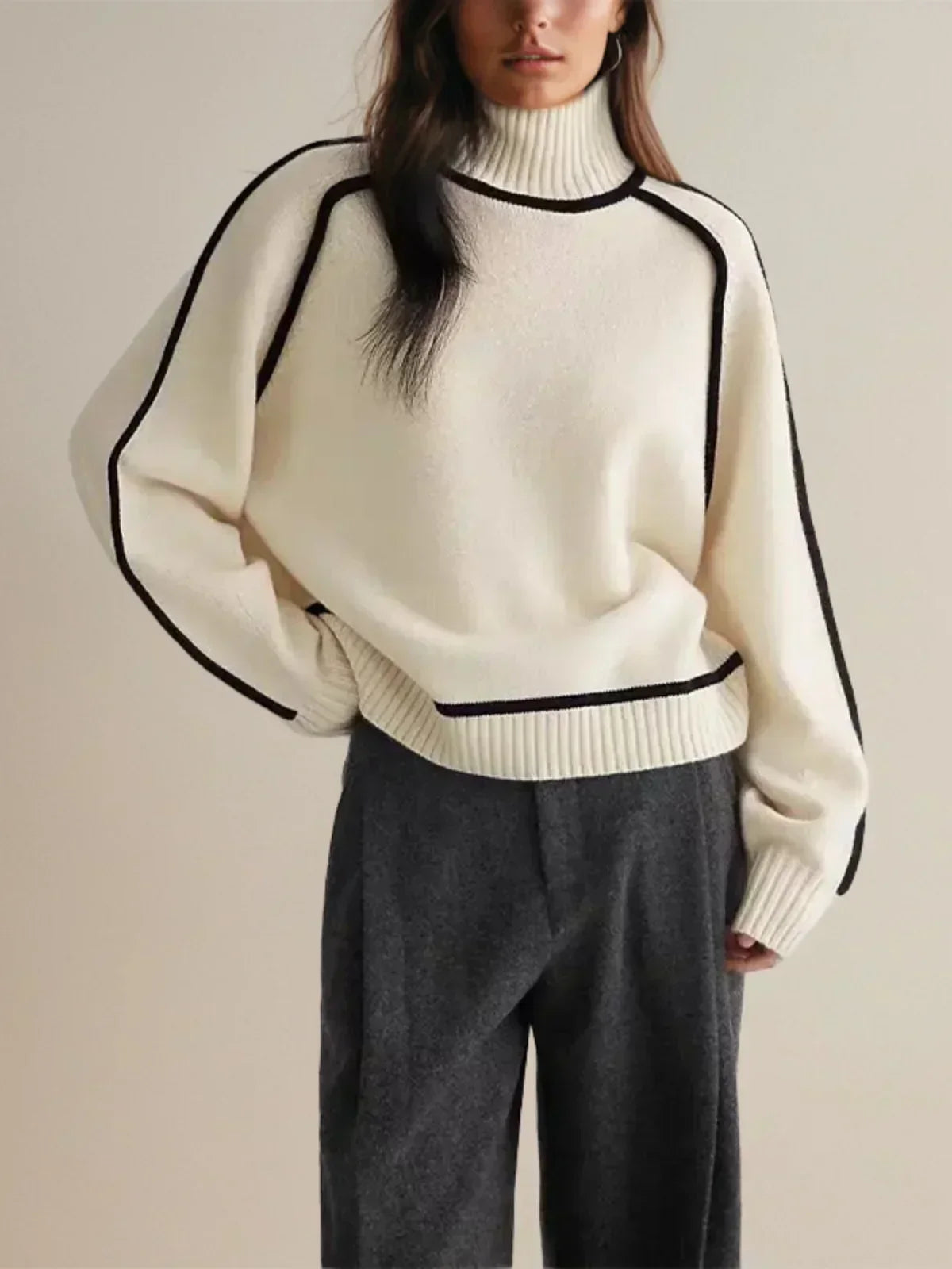 Donna - Elegant Turtleneck Sweater