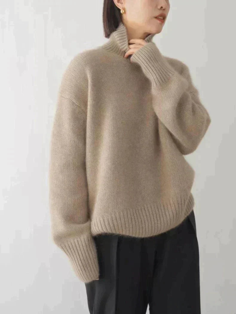 Meline - Relaxed Turtleneck Sweater