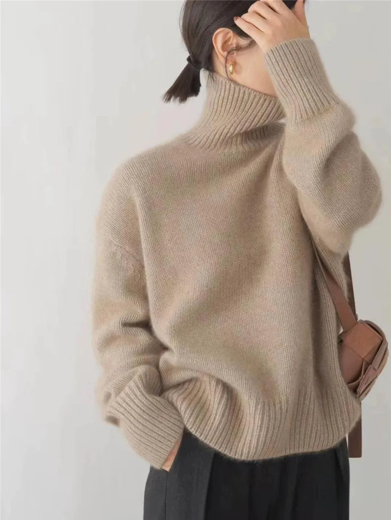 Meline - Relaxed Turtleneck Sweater