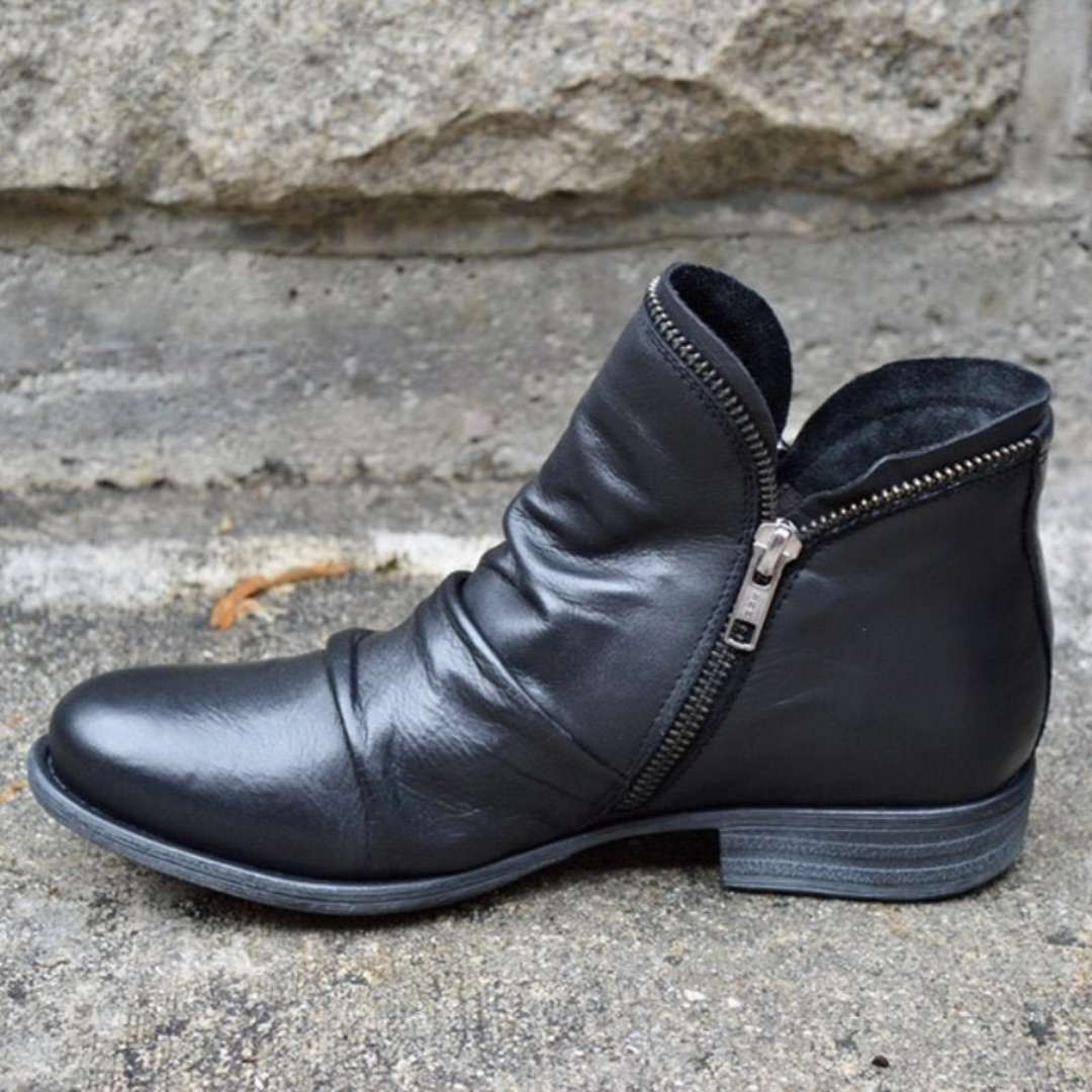 Clara - Colorful Side-Zip Ankle Boots