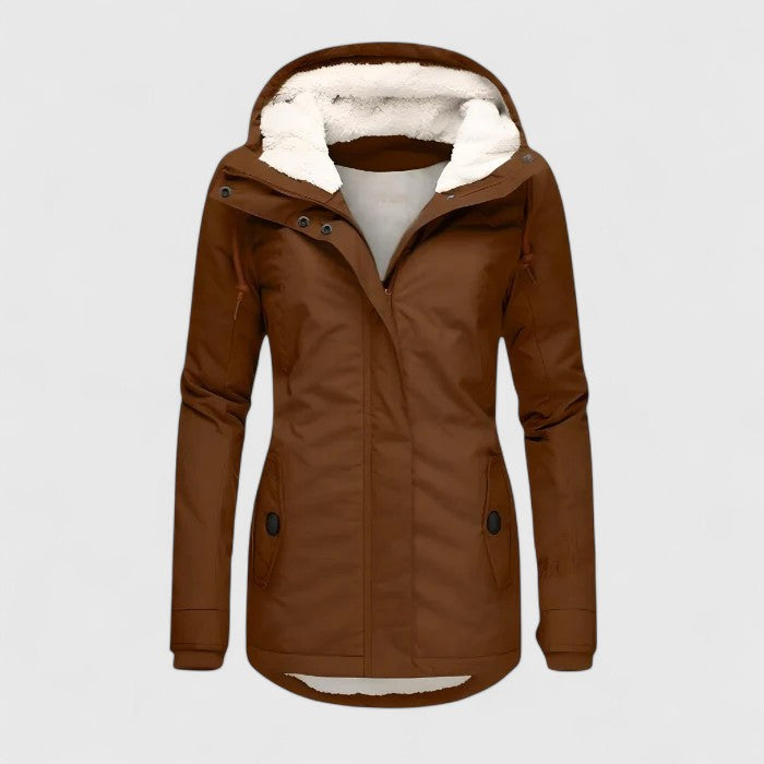 Seravia - Waterproof Winter Jacket with Hood