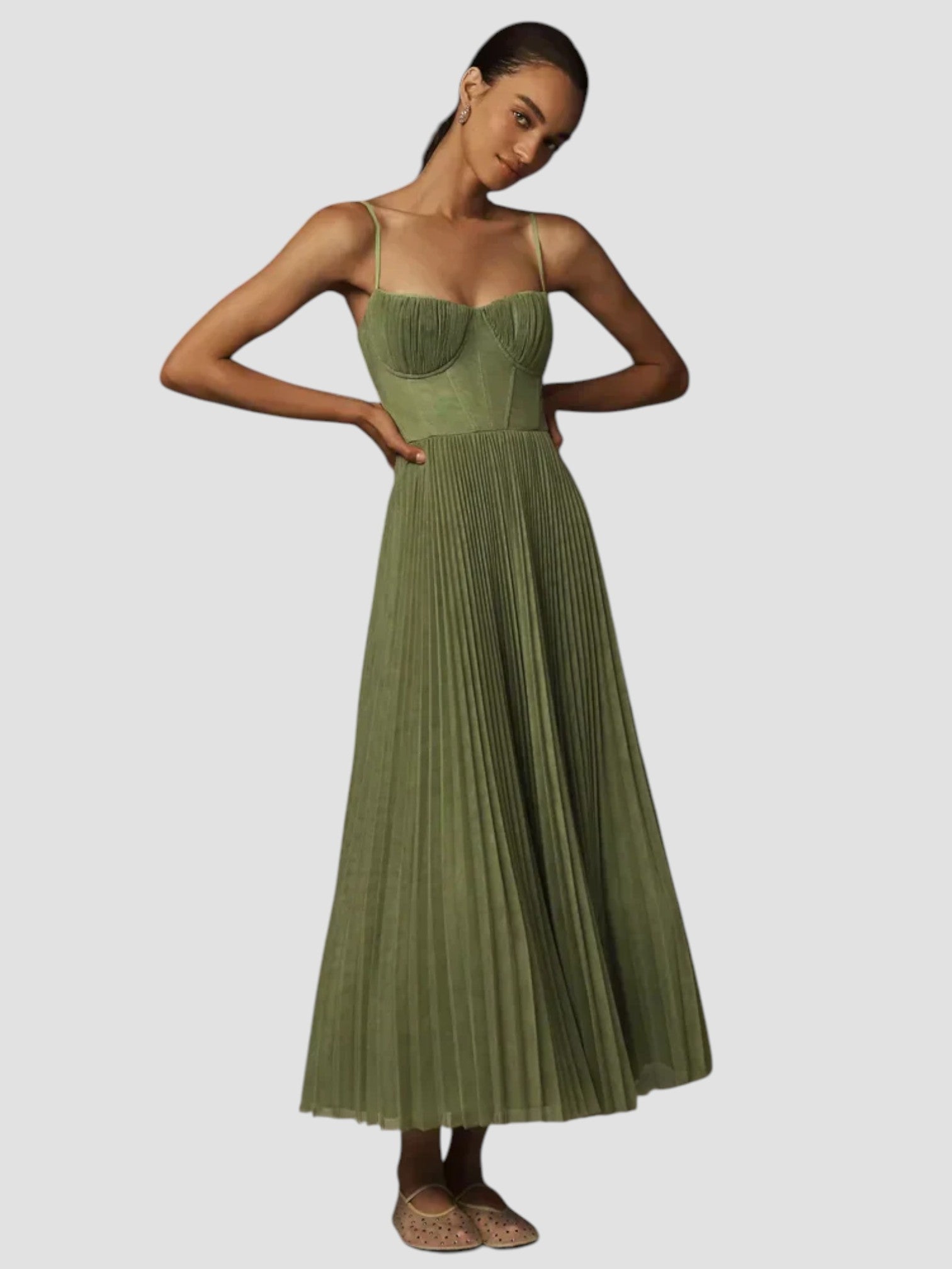 Qucie - Elegant Maxi Dress