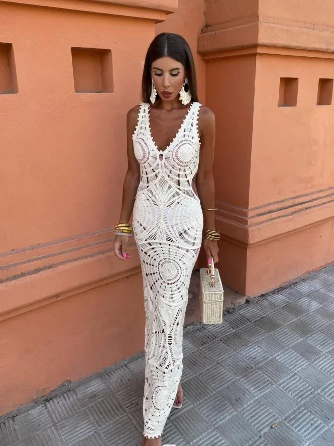 Liselotte - V-Neck Maxi Dress
