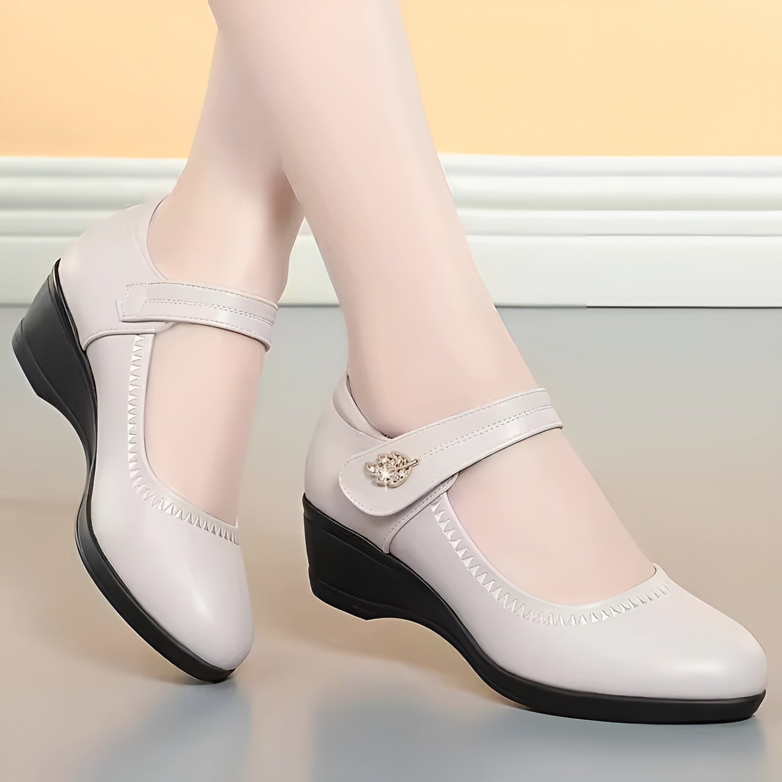 Rose - Comfort Slip-On Wedge Shoes