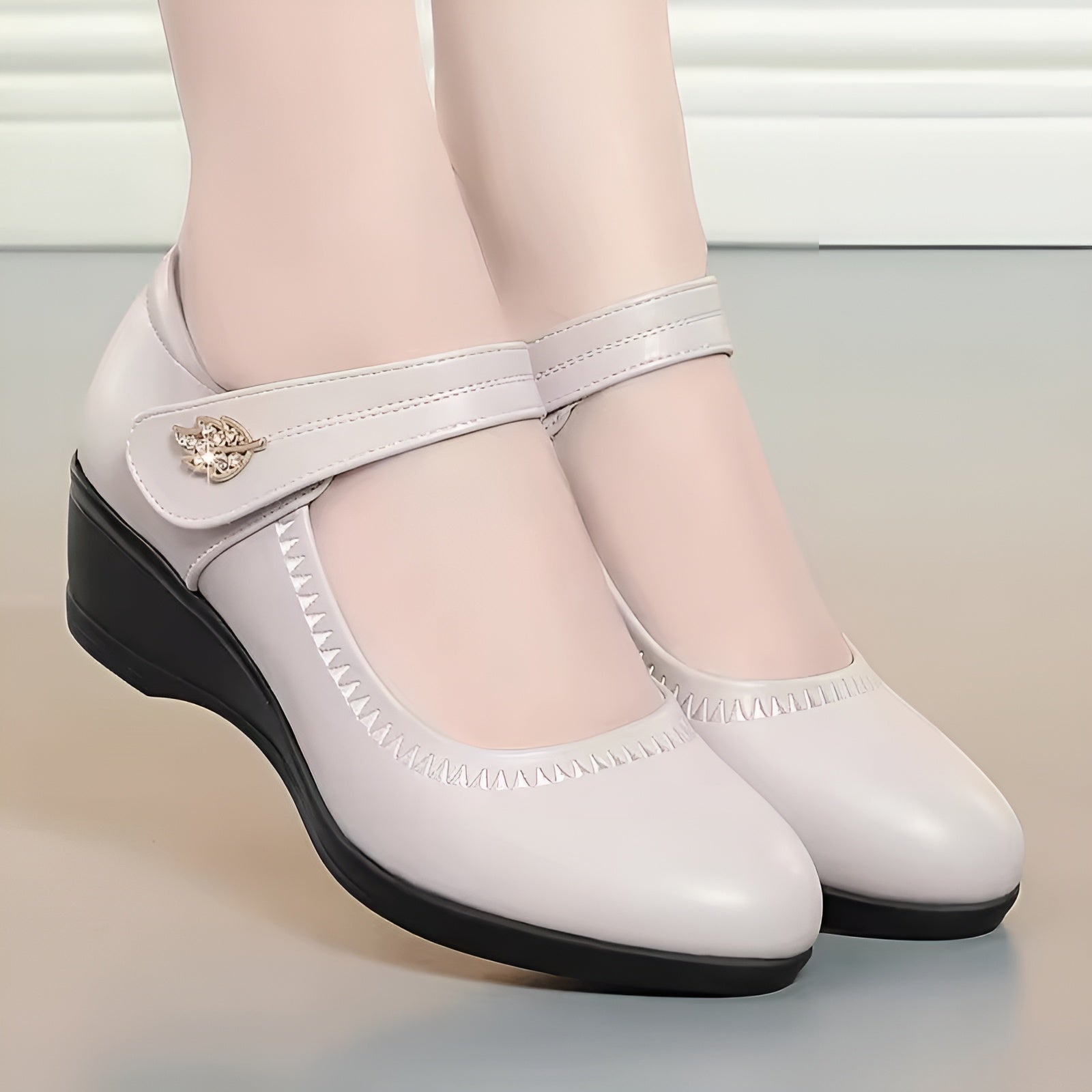 Rose - Comfort Slip-On Wedge Shoes