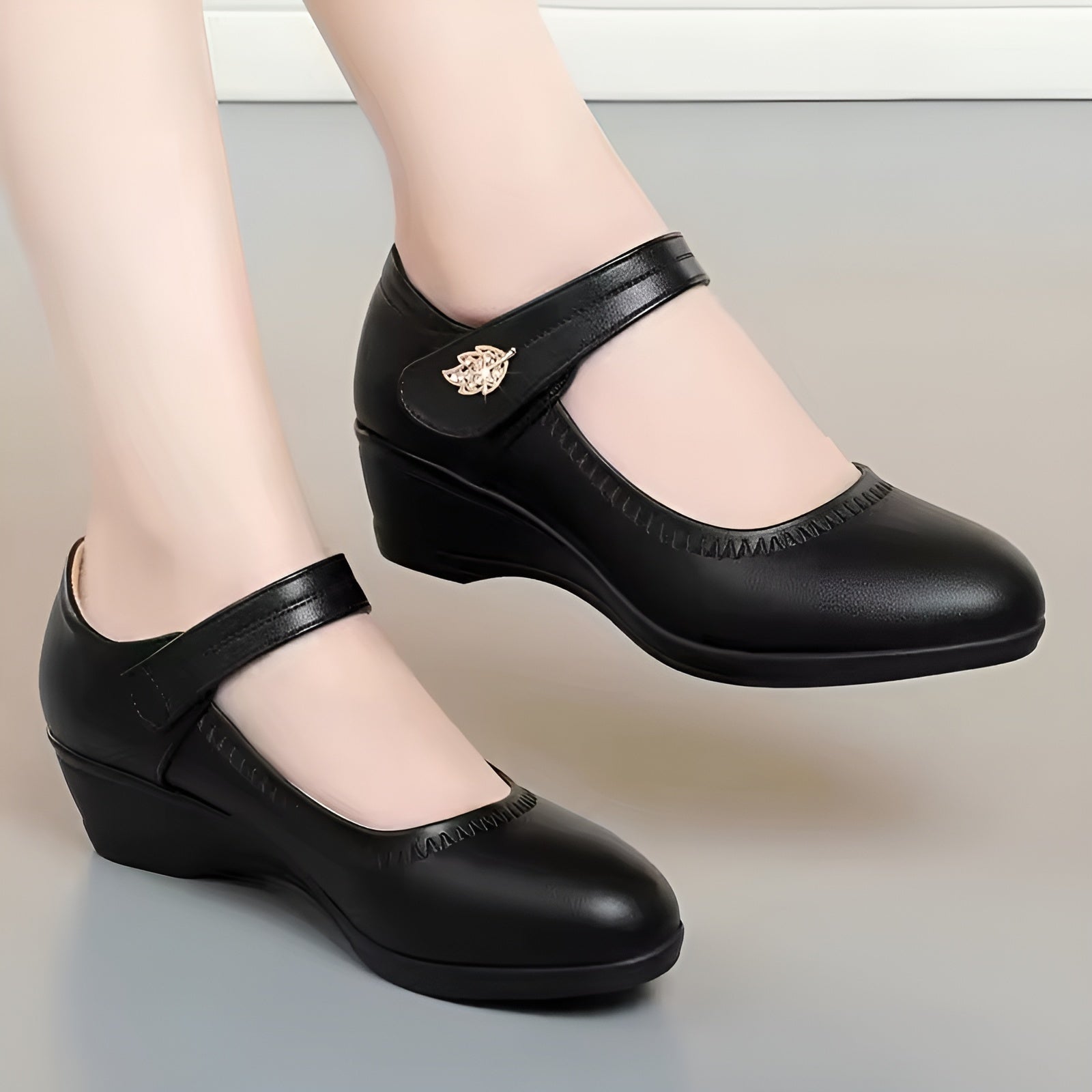 Rose - Comfort Slip-On Wedge Shoes