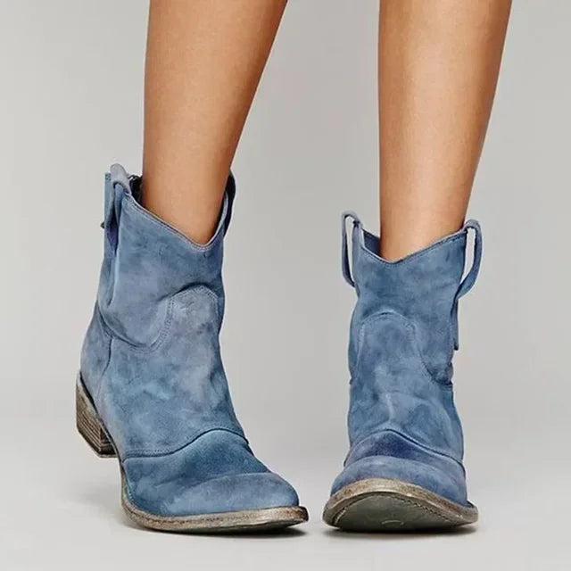 Charlotte | Vintage Western Ankle Boots