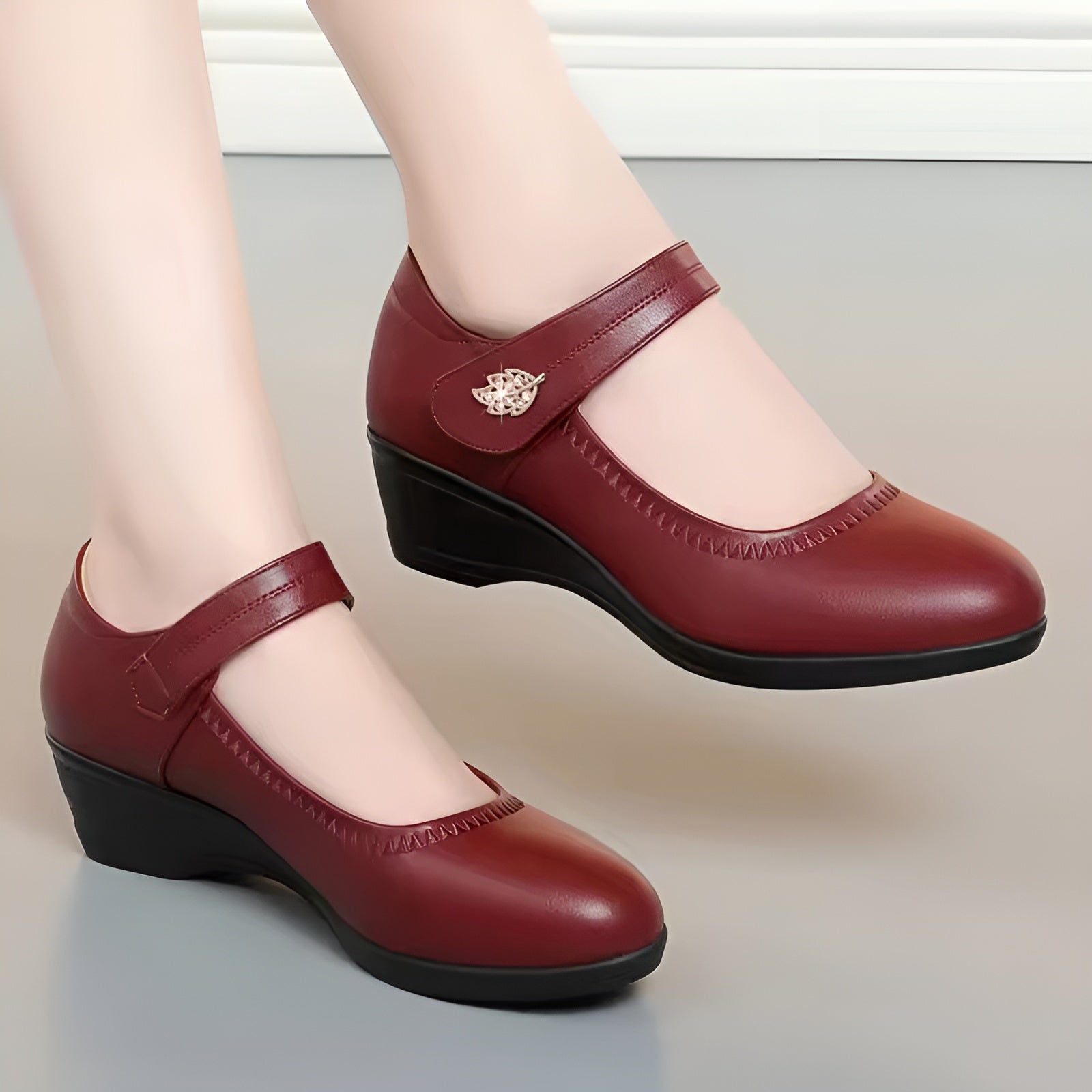 Rose - Comfort Slip-On Wedge Shoes