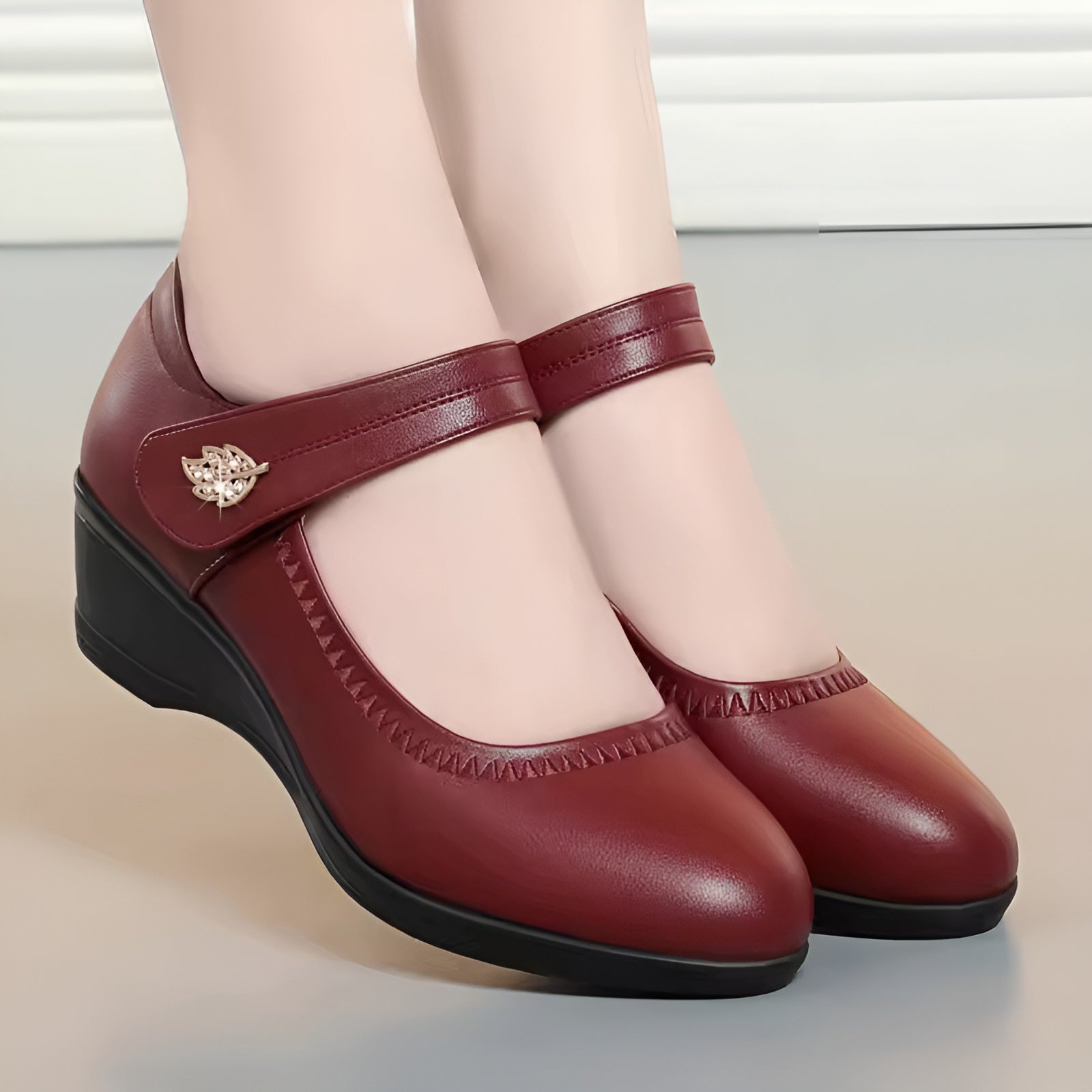 Rose - Comfort Slip-On Wedge Shoes