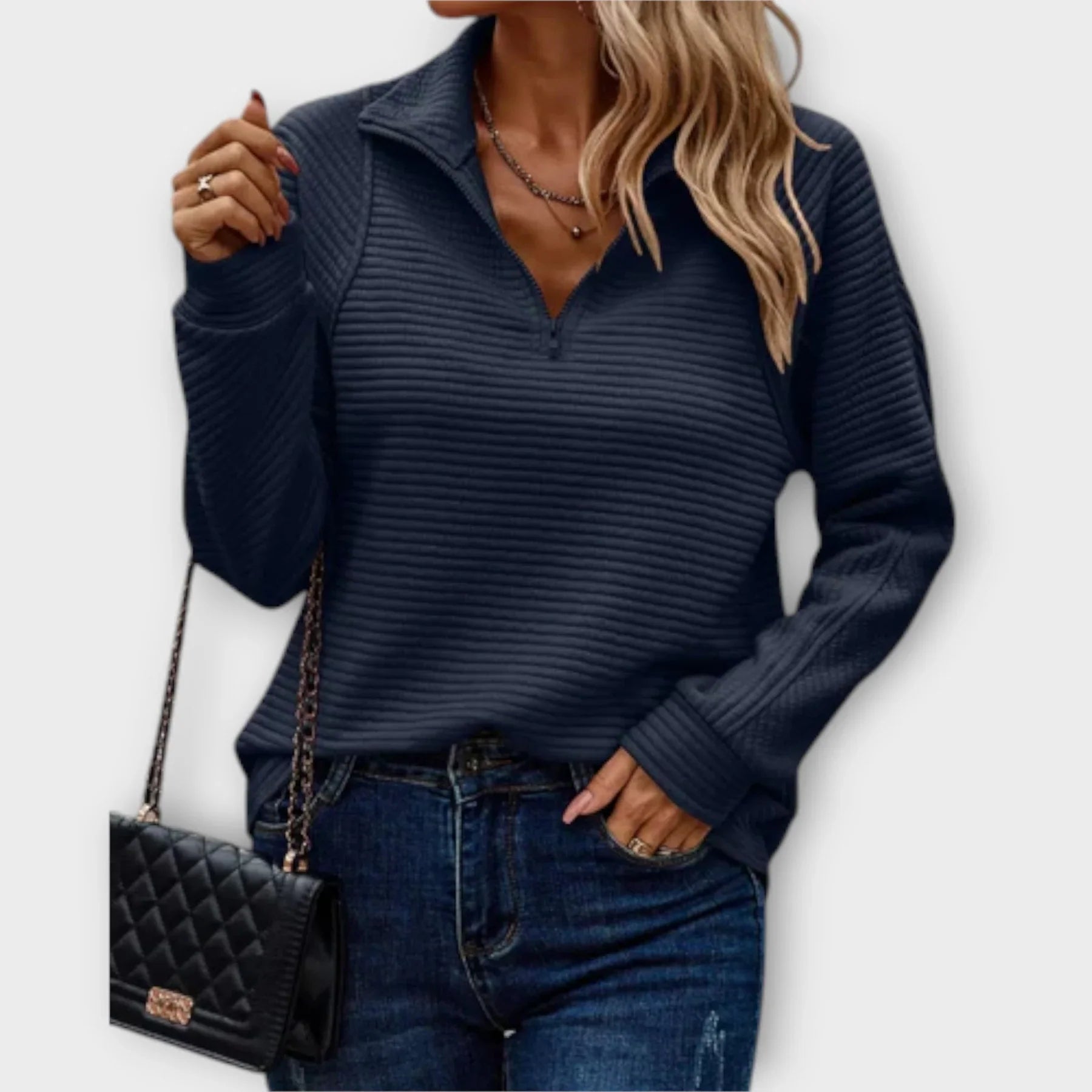 Celine – Halfzip Pullover Sweater