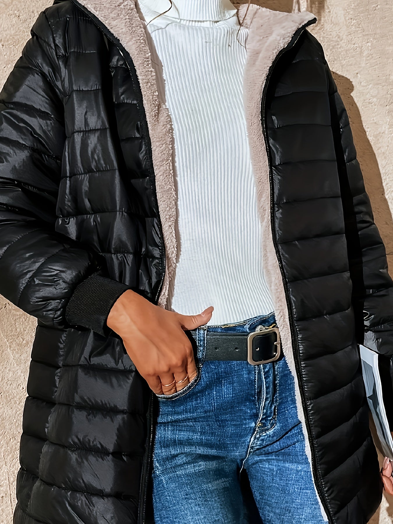 Clara - Warm Winter Hooded Puffer Jacket
