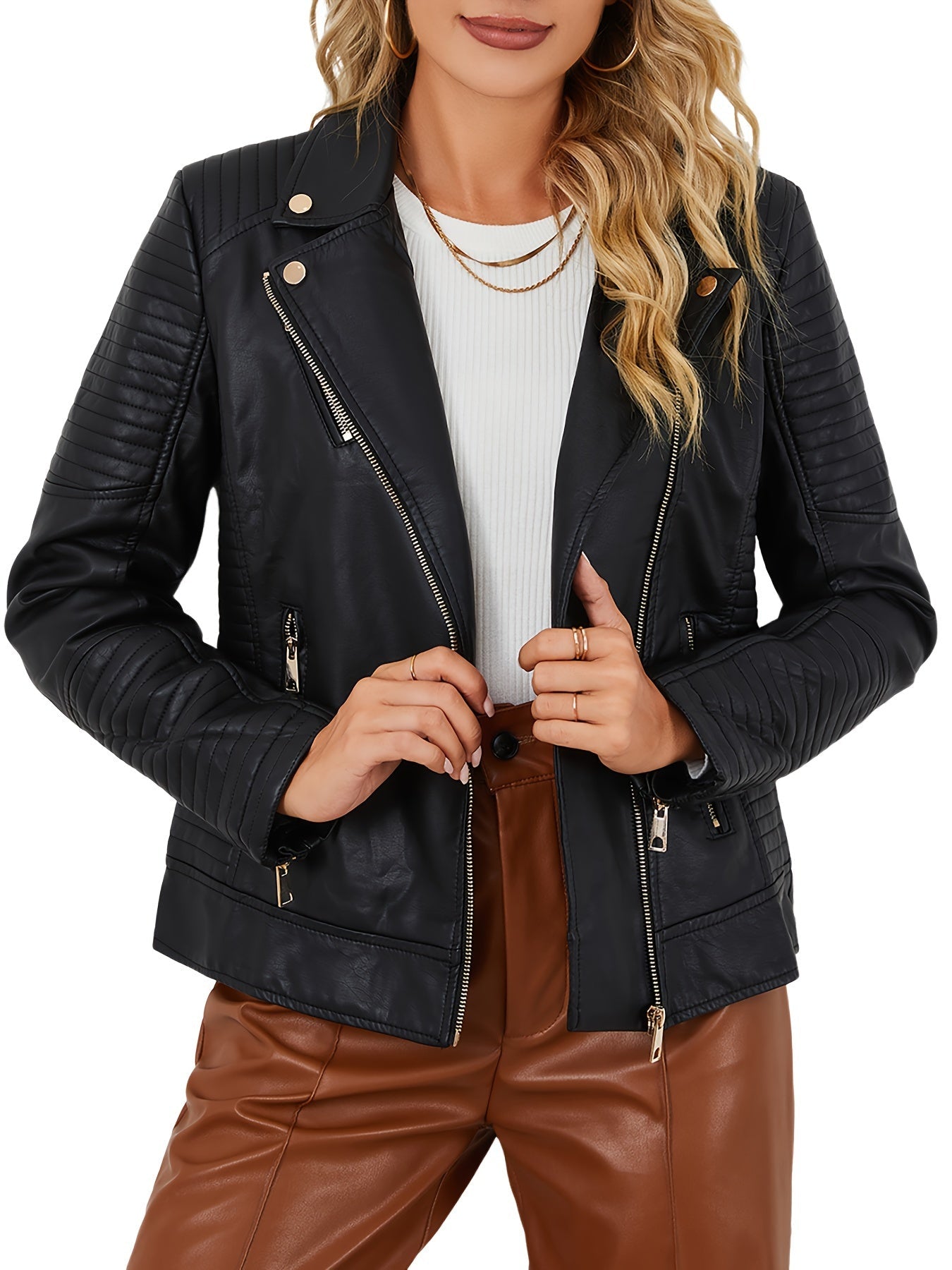 Margaux - Chic Modern Moto Jacket