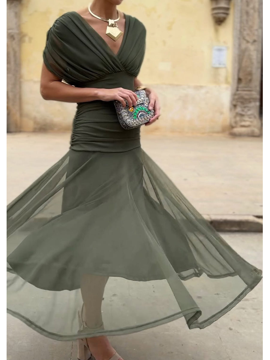 Velisse - Elegant Flowing Midi Dress