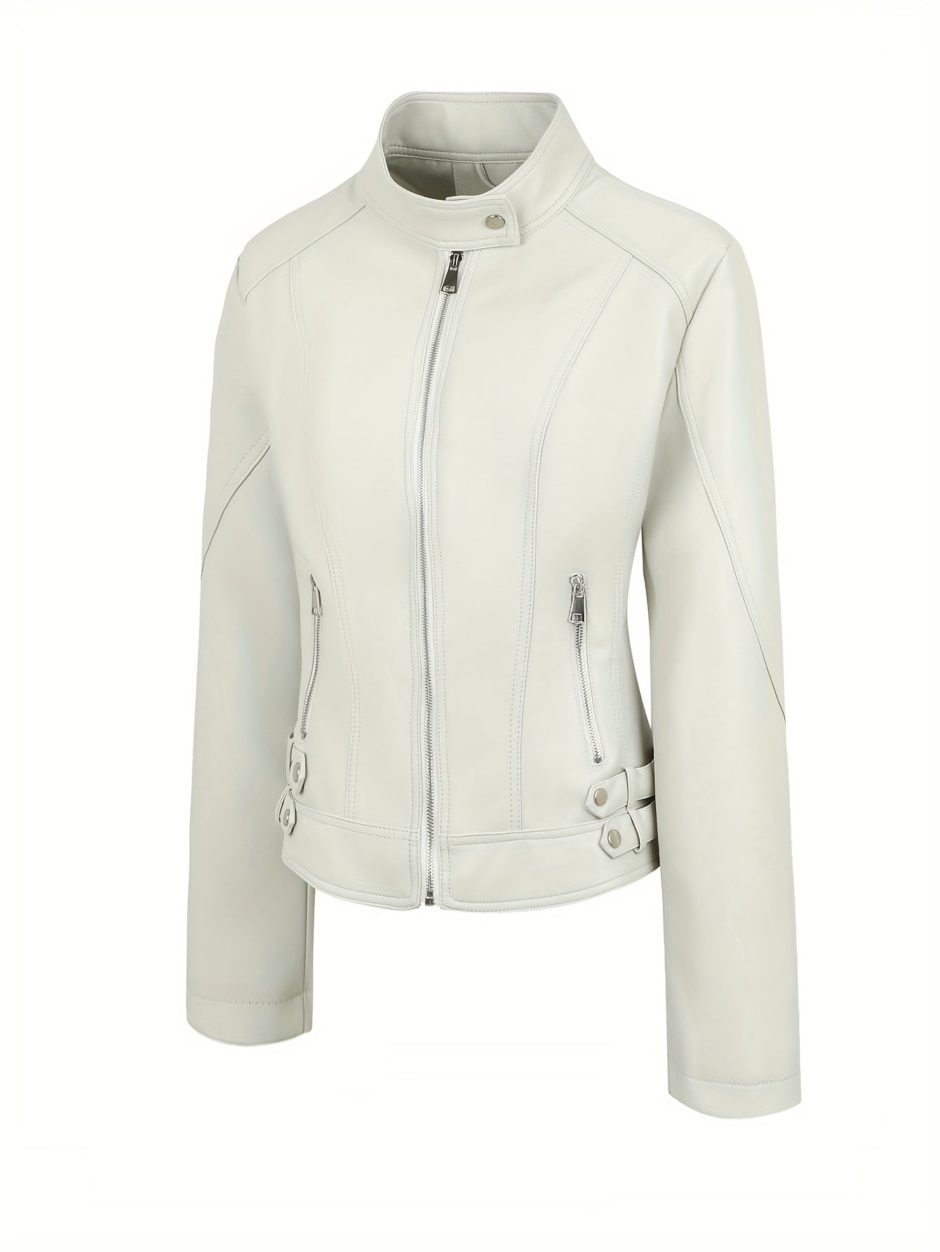Élodie - Classic Moto-Inspired Jacket