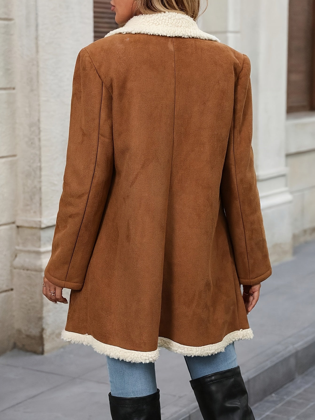 Vivienne - Shearling Double-Breasted Winter Jacket