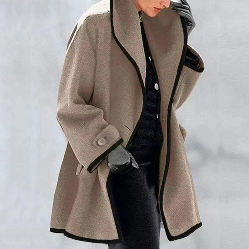 Agnese – Modern Double-Collar Coat