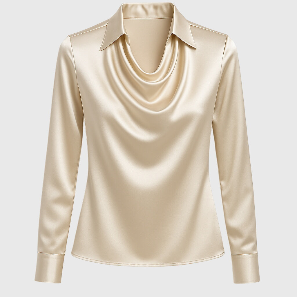Brooklyn | Elegant Draped Blouse