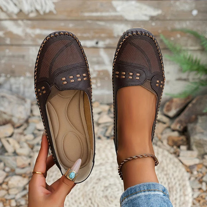 Elora - Casual Slip-On Loafers Comfort Flats