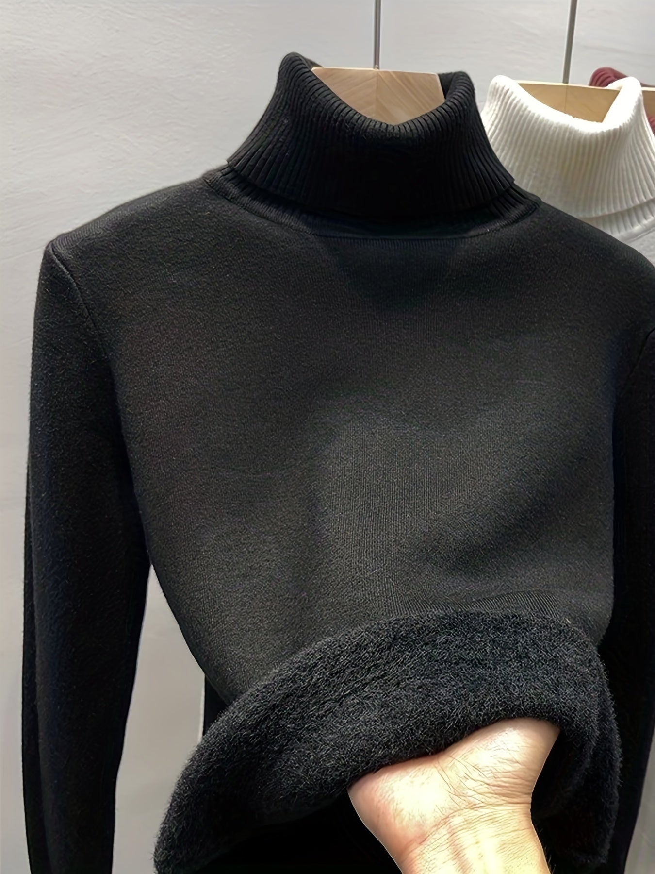 Elena - Thermal Turtleneck Winter Sweater