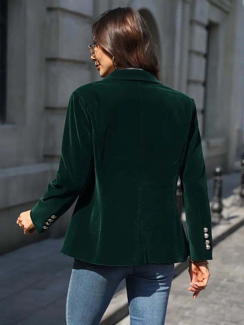 Julissa - Tailored Velvet Blazer