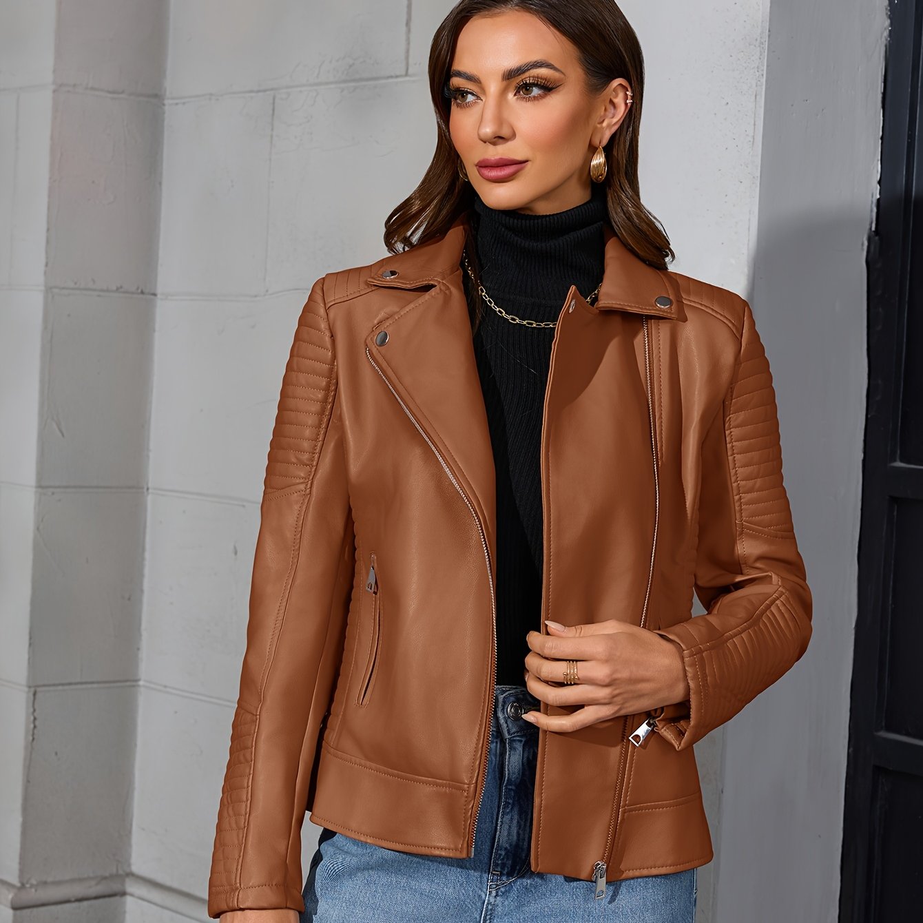 Margaux - Chic Modern Moto Jacket