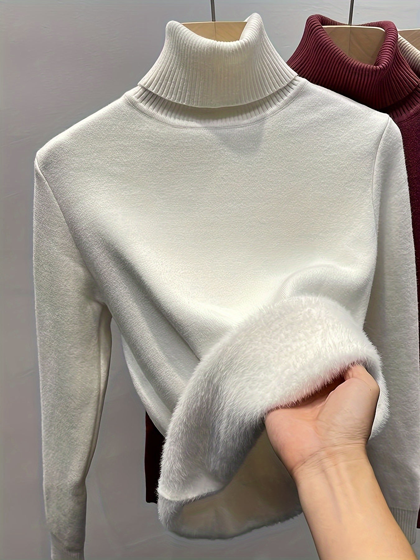 Elena - Thermal Turtleneck Winter Sweater