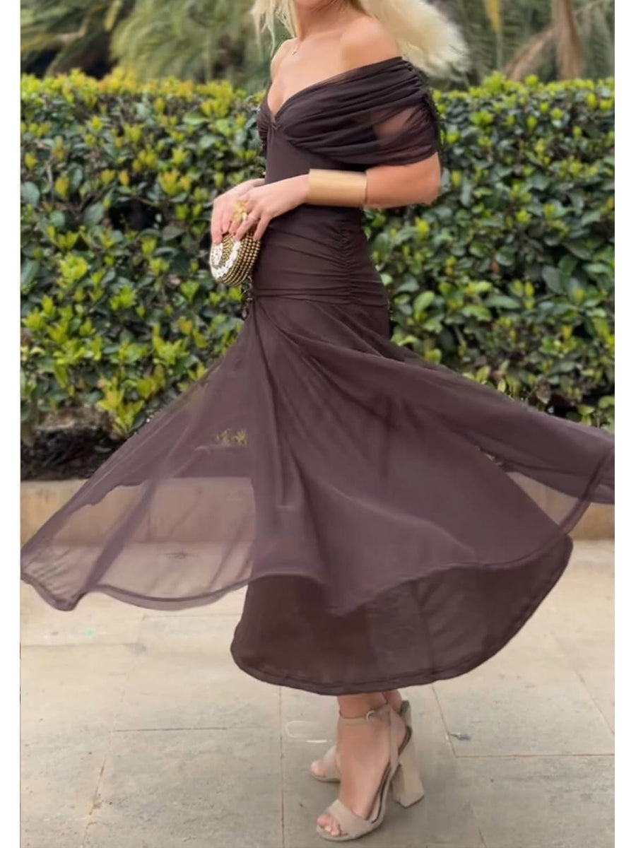 Velisse - Elegant Flowing Midi Dress
